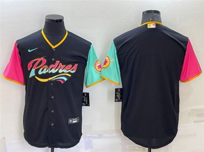 San Diego Padres Blank Black 2022 City Connect Cool Base Jersey