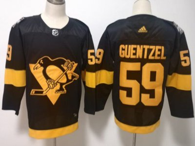 Pittsburgh Penguins #59 Jake Guentzel Black 2019 Stadium Series Jersey