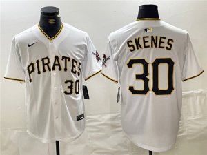 Pittsburgh Pirates #30 Paul Skenes White Limited Jersey
