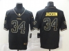 Las Vegas Raiders #34 Bo Jackson Black Gold Vapor Limited Jersey