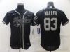 Las Vegas Raiders #83 Darren Waller Black Baseball Flex Base Jersey