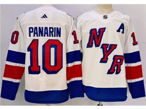 New York Rangers #10 Artemi Panarin 2024 Stadium Series White Jersey