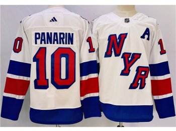 New York Rangers #10 Artemi Panarin 2024 Stadium Series White Jersey