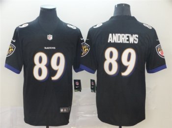 Baltimore Ravens #89 Mark Andrews Black Vapor Limited Jersey