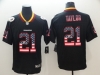 Washington Redskins #21 Sean Taylor Black Usa Flag Fashion Limited Jersey