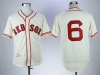 Boston Red Sox #6 Johnny Pesky 1946 Throwback Cream Jersey