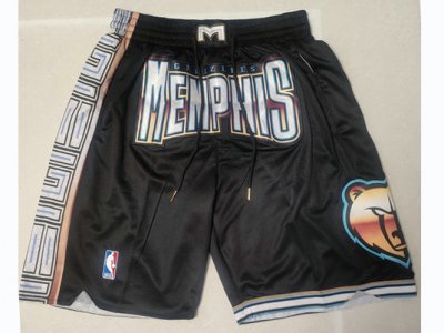 Memphis Grizzlies Memphis Black City Edition Basketball Shorts
