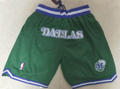 Dallas Mavericks Just Don "Dallas" Green Basketball Shorts