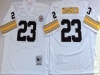 Pittsburgh Steelers #23 Mike Wagner 1975 Throwback White Jersey