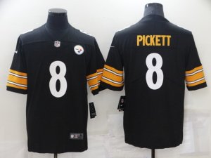 Pittsburgh Steelers #8 Kenny Pickett Black Vapor Limited Jersey
