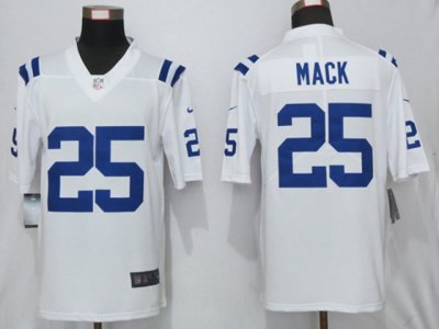 Indianapolis Colts #25 Marlon Mack White Vapor Limited Jersey