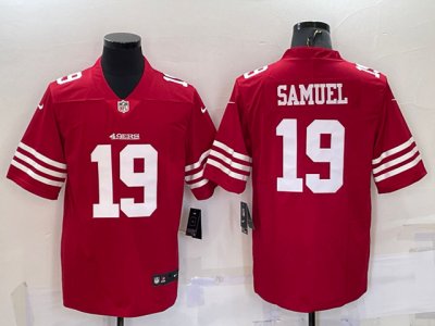 San Francisco 49ers #19 Deebo Samuel Red 2022 Vapor Limited Jersey