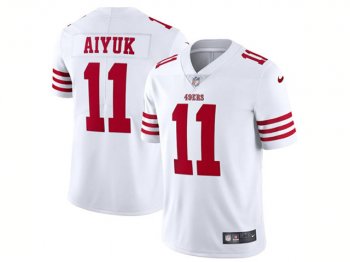 San Francisco 49ers #11 Brandon Aiyuk White Vapor Limited Jersey