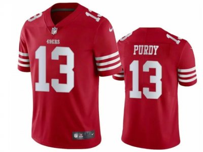 Youth San Francisco 49ers #13 Brock Purdy Red Vapor Limited Jersey