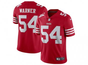 Youth San Francisco 49ers #54 Fred Warner Red Vapor Limited Jersey