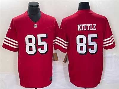 San Francisco 49ers #85 George Kittle Alternate Red Vapor F.U.S.E. Limited Jersey