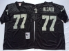 Los Angeles Raiders #77 Lyle Alzado Throwback Black Jersey