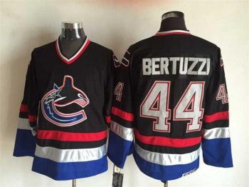 Vancouver Canucks #44 Todd Bertuzzi 2005 CCM Vintage Black Jersey