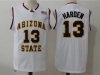 Arizona State Sun Devils #13 James Harden White College Basketball Jersey