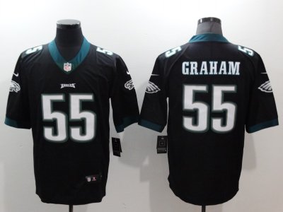 Philadelphia Eagles #55 Brandon Graham Black Vapor Limited Jersey