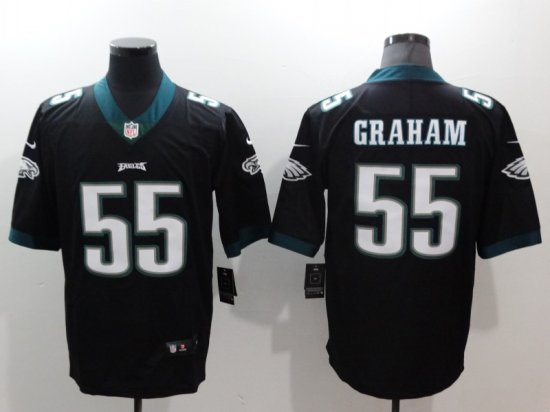 Philadelphia Eagles #55 Brandon Graham Black Vapor Limited Jersey