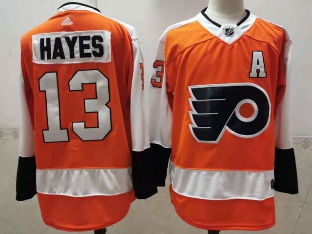 Philadelphia Flyers #13 Kevin Hayes Orange Jersey - Click Image to Close