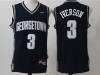 Georgetown Hoyas #3 Allen Iverson Navy College Basketball Jersey