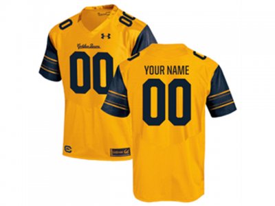 NCAA California Golden Bears #00 Gold College Football Custom Jersey