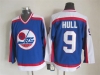 Winnipeg Jets #9 Bobby Hull 1989 CCM Vintage Blue Jersey