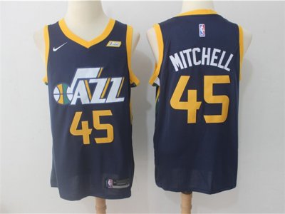 Utah Jazz #45 Donovan Mitchell Navy Swingman Jersey