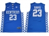 Kentucky Wildcats #23 Anthony Davis Blue College Basketball Jersey