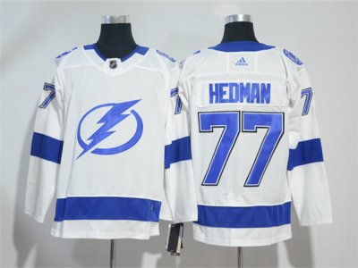 Tampa Bay Lightning #77 Victor Hedman White Jersey