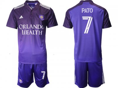 Club Orlando City SC #7 Pato Home Purple 2021/22 Soccer Jersey