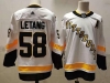 Pittsburgh Penguins #58 Kris Letang 2020-21 Reverse Retro White Jersey