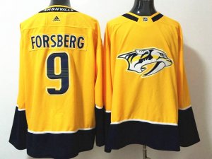 Nashville Predators #9 Filip Forsberg Gold Jersey