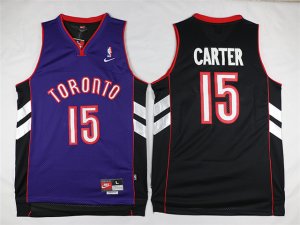 Toronto Raptors #15 Vince Carter Purple/Black Throwback Jersey