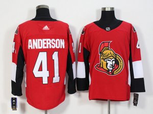 Ottawa Senators #41 Craig Anderson Red Jersey