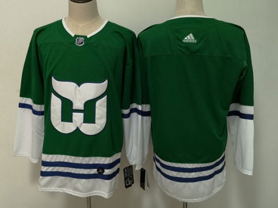 Hartford Whalers Blank Green Team Jersey