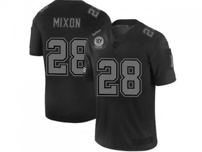 Cincinnati Bengals #28 Joe Mixon Black Olive 2019 Salute To Service Game Jersey