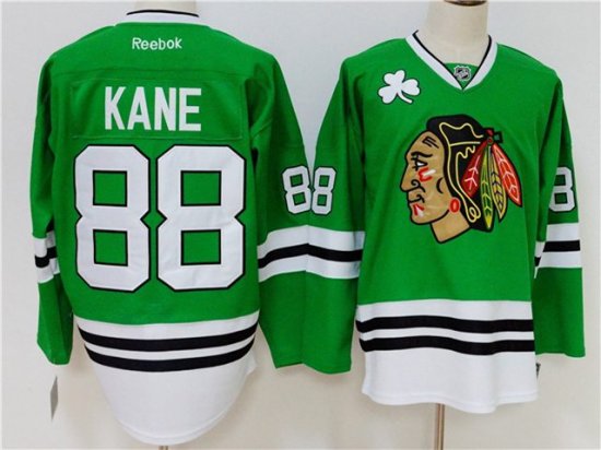 Chicago Blackhawks #88 Patrick Kane 2010 St.Patrick's Day Green Jersey