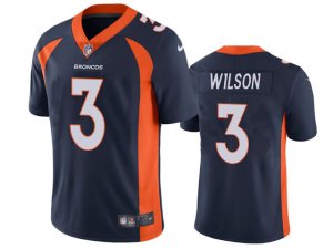 Youth Denver Broncos #3 Russell Wilson Blue Vapor Limited Jersey