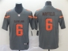 Cleveland Browns #6 Baker Mayfield Gray Inverted Limited Jersey
