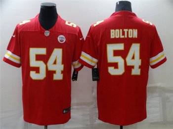 Kansas City Chiefs #54 Nick Bolton Red Vapor Limited Jersey