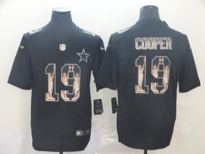Dallas Cowboys #19 Amari Cooper Black Statue Of Liberty Vapor Untouchable Limited Jersey