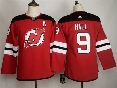 Womens & Youth New Jersey Devils #9 Taylor Hall Red Jersey