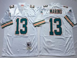 Miami Dolphins #13 Dan Marino 1994 Throwback White Jersey