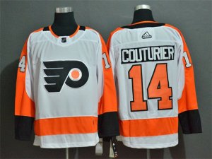 Philadelphia Flyers #14 Sean Couturier White Jersey