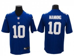 New York Giants #10 Eli Manning Royal Vapor Limited Jersey