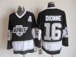 Los Angeles Kings #16 Marcel Dionne 1993 Vintage CCM Black Jersey