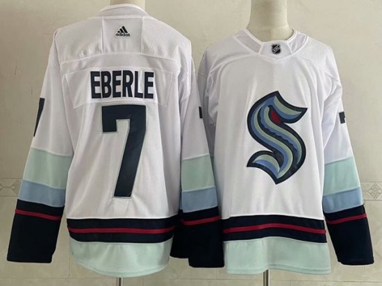 Seattle Kraken #7 Jordan Eberle White Jersey